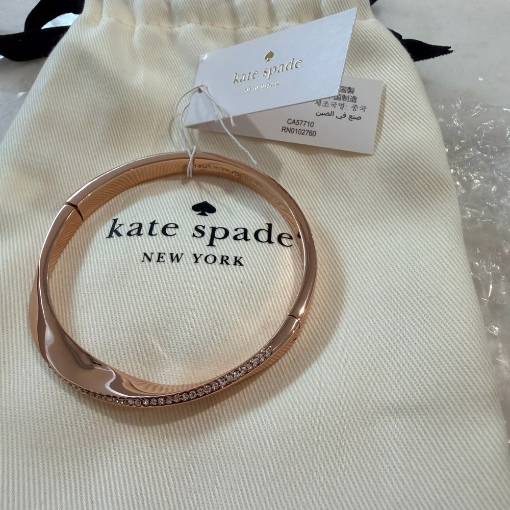 kate spade Hematite Gray Beaded Tassel Drop Earrings